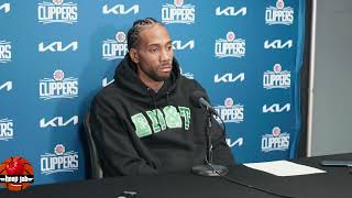 Kawhi Leonard On Why He Was Benched Late In The Clippers 106103 Loss To The Lakers HoopJab NBA [upl. by Ardnat]