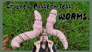 Crochet Pattern Test With Me For Scrufflecrochet  WORMS Advice  What To Do [upl. by Wampler]