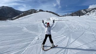 First time ski ⛷️ Tsugaike resort in Nagano [upl. by Pepi235]