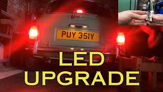 Transforming Classic Cars LED Stop and Tail Bulb Upgrade [upl. by Furgeson466]