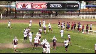 Aguilas Blancas vs Buhos IPN Intermedia 2012 ONEFA StyleVideo [upl. by Greer]