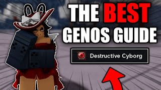 The BEST GENOS GUIDE Youll Ever Watch  Roblox The Strongest Battlegrounds [upl. by Ahcropal]