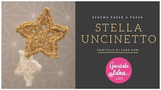 COME FARE LA STELLA ALLUNCINETTO  Tutorial per Principianti facile e lento [upl. by Healion]