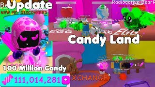 Update Free Legendary Dominus Pet Candy Land 100 Million Candy  Bubble Gum Simulator [upl. by Guildroy972]