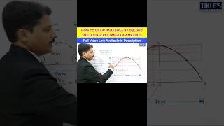 HOW TO DRAW PARABOLA BY RECTANGULAR METHOD shorts tiklesacademy [upl. by Leod]