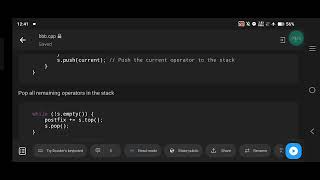 Infix to Postfix Conversion in C  StepbyStep Guide with Code [upl. by Leerzej]