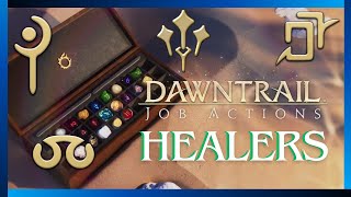 Healers  All New Abilities Spells amp Skills  Dawntrail Final Fantasy XIV Online 2024 Square Enix [upl. by Aenal]