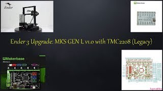 Ender 3  Upgrade to MKS Gen L v10  TMC2208Legacy  Part1 [upl. by Nally]