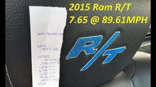 2015 Ram RT runs 765  8961MPH NA in Full Weight [upl. by Hagood451]