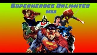 Обзор мода minecraft СуперГерои Часть 3 Superheroes Unlimited №50 [upl. by Elacsap]