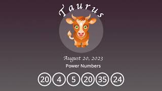 Taurus horoscope for August 20 2023 [upl. by Eelsha]