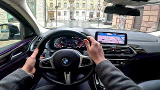 2022 BMW x4  xDrive20i 184hp  POV Test Drive [upl. by Akihsay912]