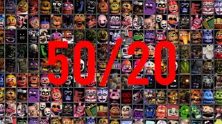 ПРОХОЖДЕНИЕ Fnaf Custom Night 5020 10000 ОЧКОВ [upl. by Elbertine]