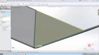 SolidWorks  Les outils de tôlerie  AS3D [upl. by Analrahc]