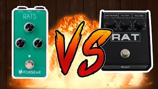 Proco Rat 2 Distortion vs Foxgear Rats Distortion [upl. by Kingsly]