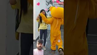 Teddy bear prank on shopping mallteddy03 teddybear funny comedy berhampur [upl. by Nnaes]