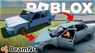 BeamNG VS Roblox 💥Car Crash Compilation 4 [upl. by Ahseat]