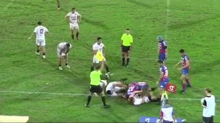 Rugby lamichevole tra Rovigo e Padova si trasforma in Far West record di 62 squalificati [upl. by Radley131]