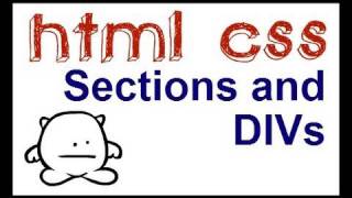 HTML5 Structure  Sections and DIVS [upl. by Patnode]