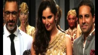 Sania Mirza scorches the ramp in Bridal wear [upl. by Jenkins]