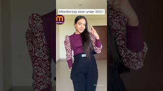 Meesho tops haul under 200 meeshotophaul ytshortsindia westernwear fashion meeshoapp topwear [upl. by Nivaj601]