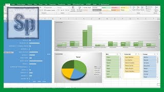 Excel  Cómo hacer gráficos dinámicos y crear un Dashboard con segmentación de datos Español HD [upl. by Rech]