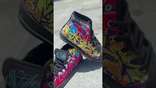 Bold Brazen Graffiti Canvas High Tops [upl. by Agni]