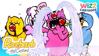 Roobarb amp Custard  Episode 9  When it Ended in Tears  Full Episodes  WizzCartoons [upl. by Espy]