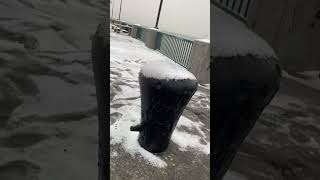 Wintertime Snow CANARSIE PIER Brooklyn NY shorts canarsie pier canarsiepier brooklyn herring [upl. by Aylmer]