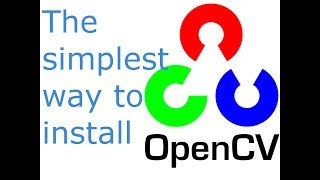 How to install opencv for python with Contrib packages  Simplest method [upl. by Tessler]