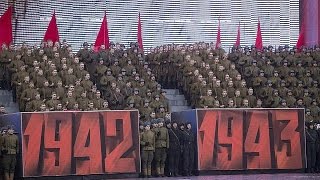 Les communistes russes rendent hommage à la Révolution de 1917 [upl. by Dina]