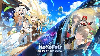 HoYoFair 2024 New Year Genshin Impact amp Honkai Star Rail Fan Art Special Program [upl. by Nefen]