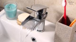 Hudson Reed  Robinet Cascade pour Lavabo ou Vasque Laiton Chromé [upl. by Lonne681]