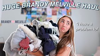 HUGE BRANDY MELVILLE TRY ON HAUL 2023 [upl. by Fennie511]