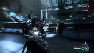 Warframe  The Sacrifice Fighting Umbra using a Mote Amp [upl. by Macnamara]