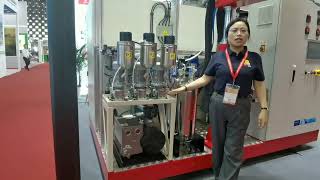 Utech Asia PU China Three Components Polyurethane Casting Machine Fair Show [upl. by Rianon]