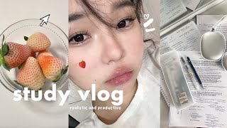 STUDY VLOG Very PRODUCTIVE Finals week 2024📓🗒️ Cram with me [upl. by Nirat714]