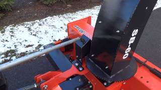 WoodMaxx SB60 PTO snow blower walk around videoSummer 2014 [upl. by Carlstrom]