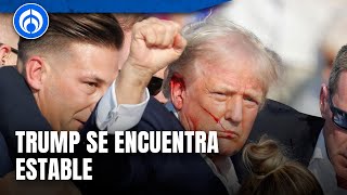 Trump ‘a salvo’ tras ser atacado en mitin [upl. by Aynna]