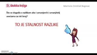 Stalnost razlike [upl. by Layor345]