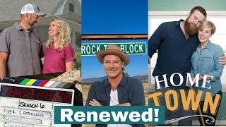 HGTV Shows Renewed for 2025 From Fixer to Fabulous to Home Town hgtv [upl. by Amor]