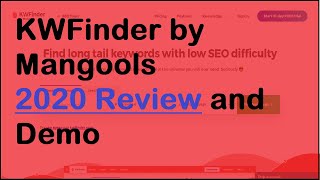 KWFinder by Mangools Demo  The Prettiest SEO Tool [upl. by Fe230]