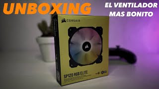 SP120 RGB ELITE VENTILADOR CORSAIR EL MEJOR RGBICUE VENTILADOR 120 MM 🌬 [upl. by Ennasus]