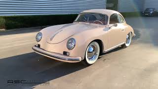 1957  Porsche 356A T1  Sahara Beige  Driving  Sound  For Sale [upl. by Hutson]