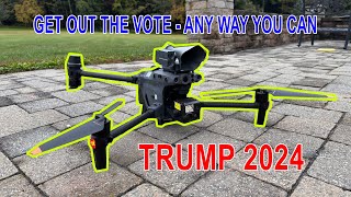 Get Out The Vote via Drone [upl. by Hartman540]