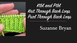 Purl through the Back Loop p tbl  Purl Soho [upl. by Ledoux]