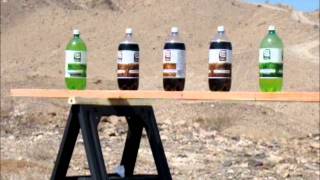 Trying to shoot through 21 2liter soda bottles with a Browning BAR ShortTrac 308 [upl. by Ecnedurp342]