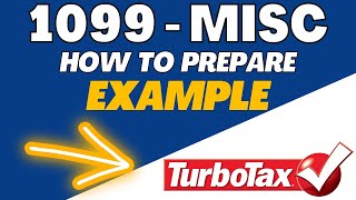 How To Prepare Form 1099 MISC Using Turbo Tax [upl. by Enilesoj547]