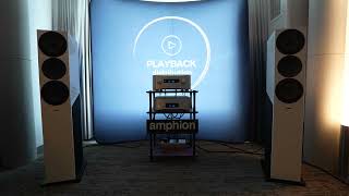 amphion Krypton3x Loudspeaker  Esoteric F02 N01XDSE  Quadraspire SVT  Esprit  AXPONA 2024 [upl. by Swanhilda727]