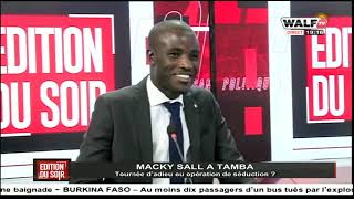 EDITION DU SOIR MACKY SALL A TAMBA  tournée dadieu ou opération de séduction [upl. by Zoara]